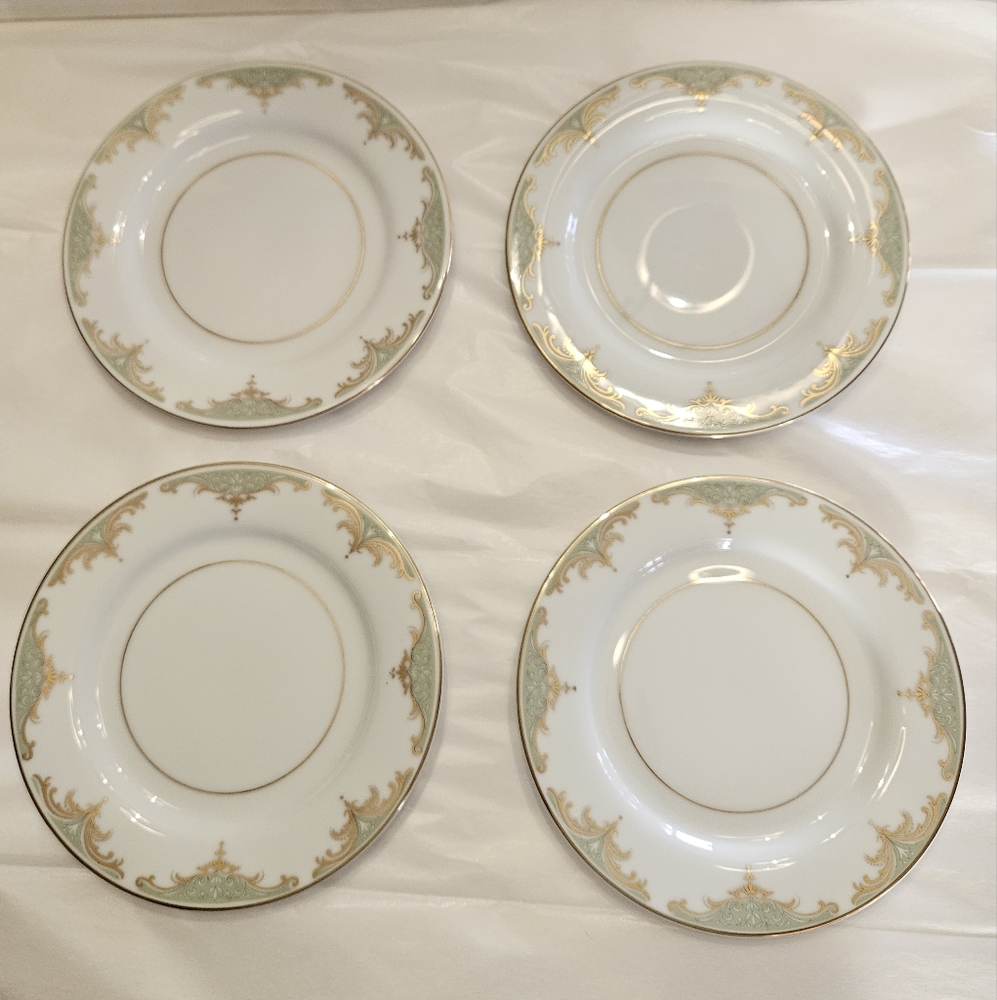 Set of 4 "Valhala" bread and butter plates by Mikasa.